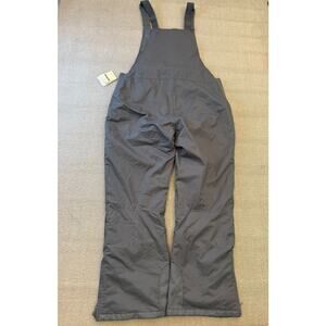 Skigear Women's XL Grey Insulated Ski Snow Bibs Overalls Winter Pants